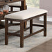 FREDONIA Counter Ht. Bench - Visions in Furniture (La Mirada, CA)