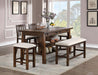 FREDONIA Counter Ht. Bench - Visions in Furniture (La Mirada, CA)