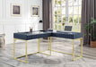 FREIBURG Corner Desk, Antique Blue - Visions in Furniture (La Mirada, CA)