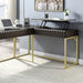 FREIBURG Corner Desk, Walnut - Visions in Furniture (La Mirada, CA)