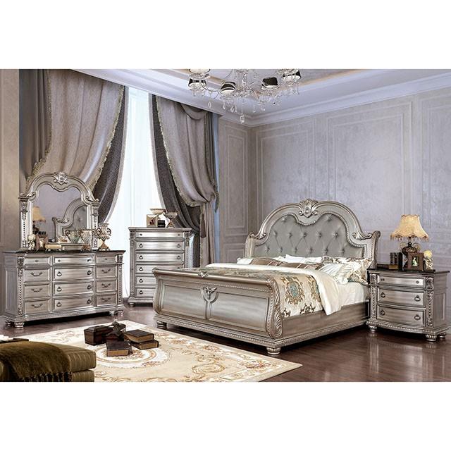 Fromberg Mirror Champagne - Visions in Furniture (La Mirada, CA)