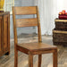 FRONTIER Dark Oak Side Chair (2/CTN) - Visions in Furniture (La Mirada, CA)