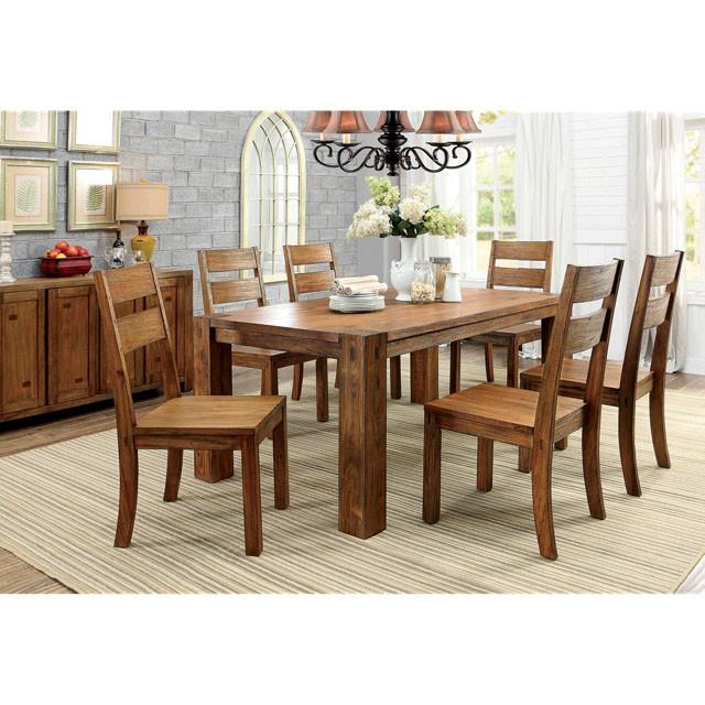 FRONTIER Dark Oak Side Chair (2/CTN) - Visions in Furniture (La Mirada, CA)