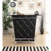 Fuero Black/Chrome Bar Table (K/D) - Visions in Furniture (La Mirada, CA)