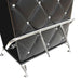 Fuero Black/Chrome Bar Table (K/D) - Visions in Furniture (La Mirada, CA)