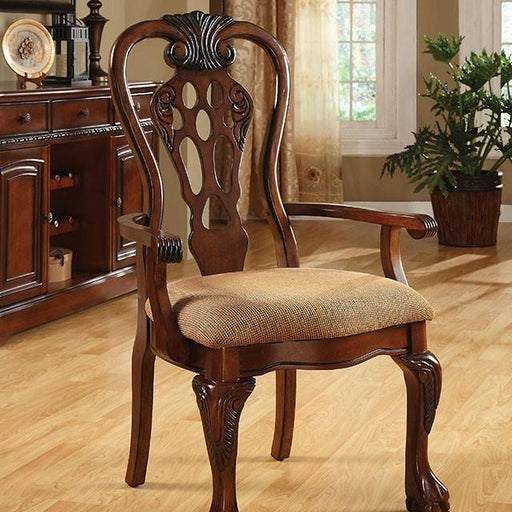 George Town Cherry Arm Chair (2/CTN) - Visions in Furniture (La Mirada, CA)