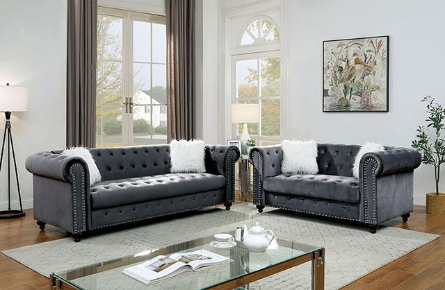 GIACOMO Chair, Gray - Visions in Furniture (La Mirada, CA)