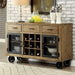 GIANNA Rustic Pine 96" Dining Table - Visions in Furniture (La Mirada, CA)