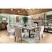 Gianna Rustic Pine/Ivory Wingback Chair (2/CTN) - Visions in Furniture (La Mirada, CA)