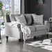Giovanni Gray Love Seat - Visions in Furniture (La Mirada, CA)