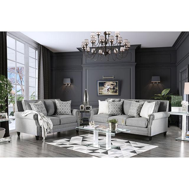 Giovanni Gray Sofa - Visions in Furniture (La Mirada, CA)