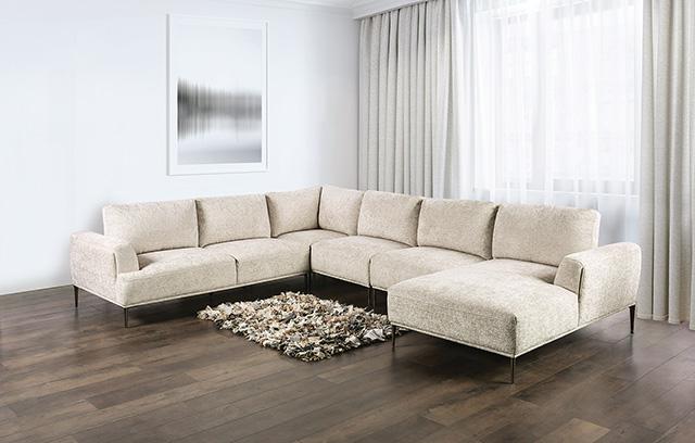 Gladbach J-Shaped Sectional - Visions in Furniture (La Mirada, CA)