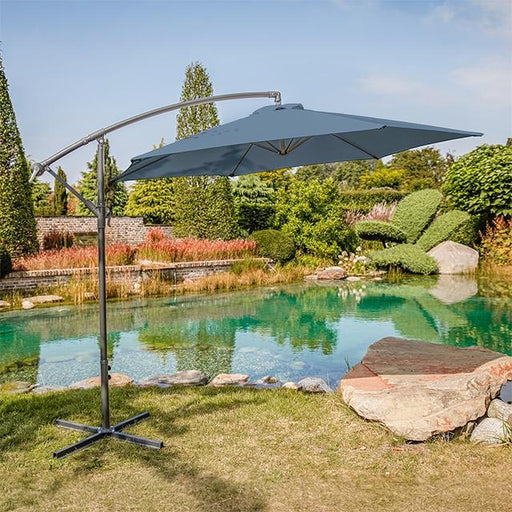 Glam Cantilever Umbrella w/ LED - Visions in Furniture (La Mirada, CA)