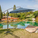 Glam Cantilever Umbrella w/ LED - Visions in Furniture (La Mirada, CA)