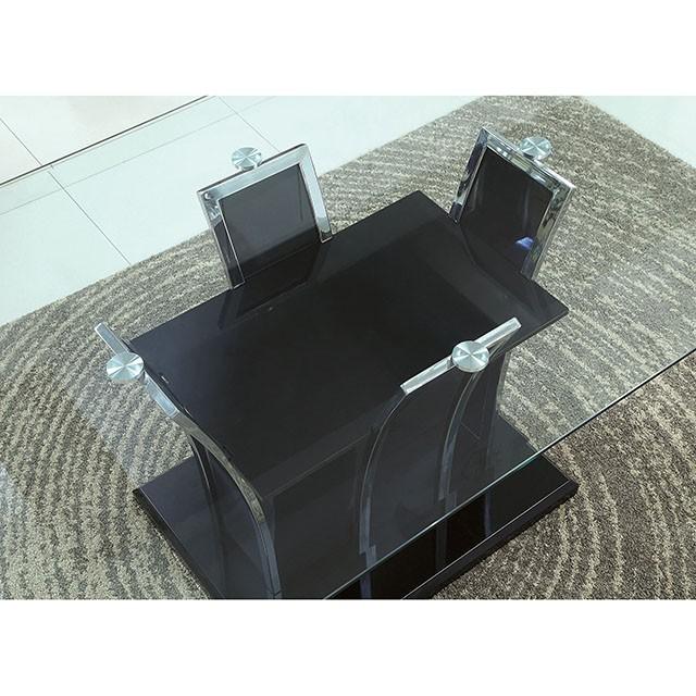 Glenview Black Dining Table - Visions in Furniture (La Mirada, CA)