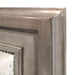 Golva E.King & Queen Bed White & Silver - Visions in Furniture (La Mirada, CA)