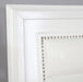 Golva E.King & Queen Bed White & Silver - Visions in Furniture (La Mirada, CA)
