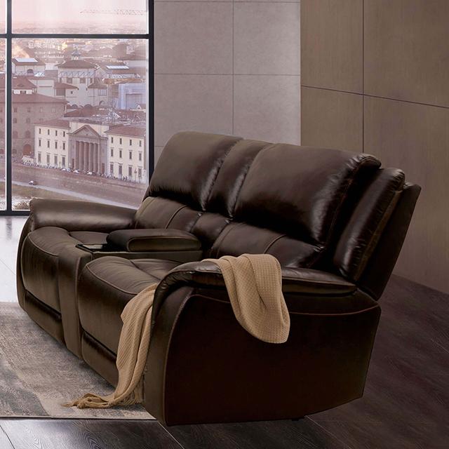 GORGIUS Power Loveseat, Espresso - Visions in Furniture (La Mirada, CA)