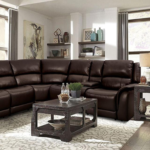 GORGIUS Power Sectional, Espresso - Visions in Furniture (La Mirada, CA)