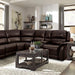 GORGIUS Power Sectional, Espresso - Visions in Furniture (La Mirada, CA)