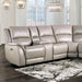 GORGIUS Power Sectional, Light Gray - Visions in Furniture (La Mirada, CA)