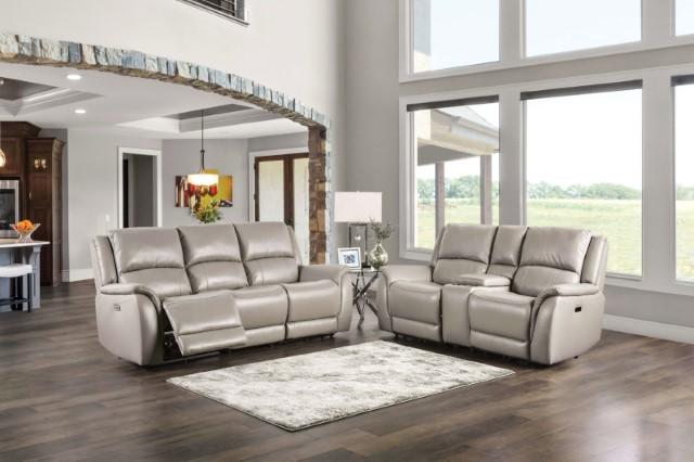 GORGIUS Power Recliner, Light Gray - Visions in Furniture (La Mirada, CA)