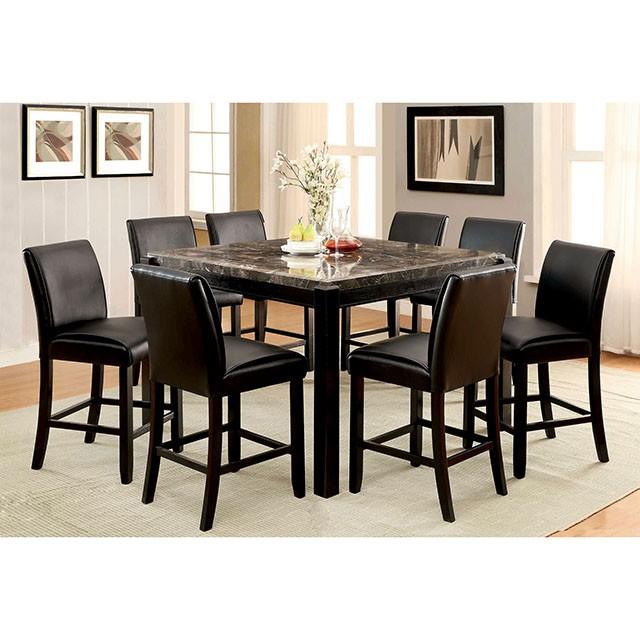 GRANDSTONE II Black Counter Ht. Chair - Visions in Furniture (La Mirada, CA)