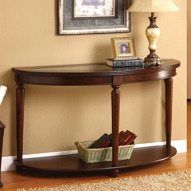 Granvia Dark Cherry Sofa Table - Visions in Furniture (La Mirada, CA)