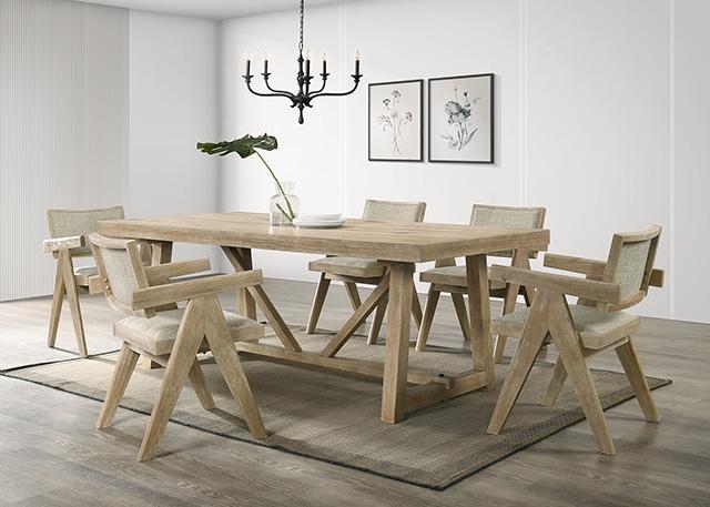 Guisborough 7 Pc Dining Table Set - Visions in Furniture (La Mirada, CA)