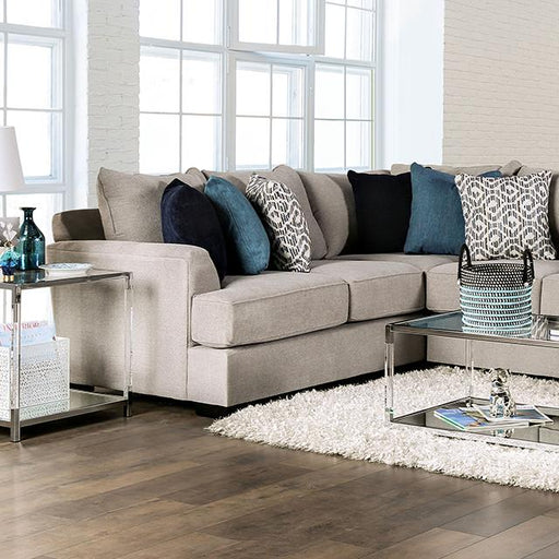 GUNNERSBURY Sectional, Gray - Visions in Furniture (La Mirada, CA)