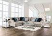 GUNNERSBURY Sectional, Gray - Visions in Furniture (La Mirada, CA)
