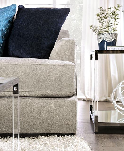 GUNNERSBURY Sectional, Gray - Visions in Furniture (La Mirada, CA)