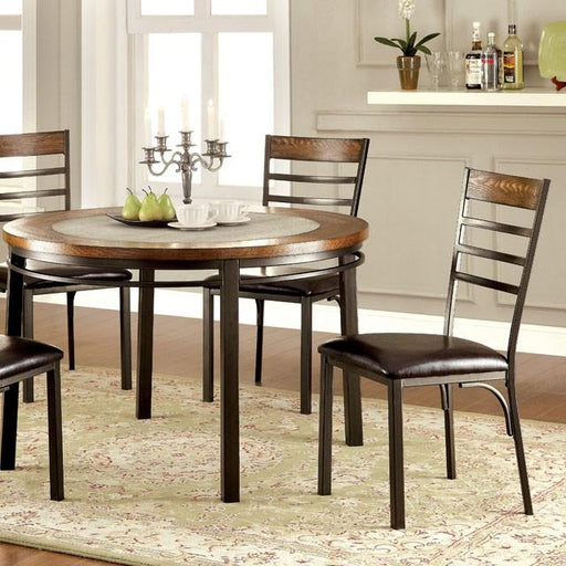 Hailey Round Dining Table - Visions in Furniture (La Mirada, CA)