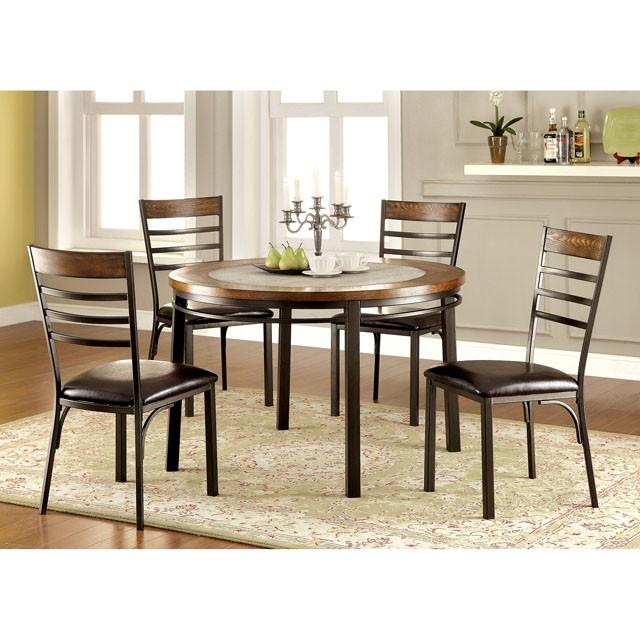 Hailey Round Dining Table - Visions in Furniture (La Mirada, CA)