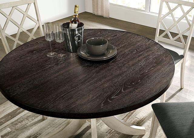 HALEIGH Round Dining Table - Visions in Furniture (La Mirada, CA)