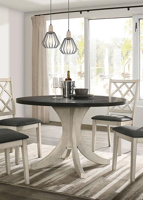 HALEIGH Round Dining Table - Visions in Furniture (La Mirada, CA)
