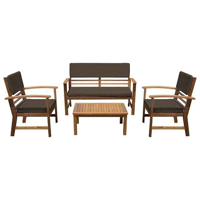 Hana 4 Pc. Patio Set - Visions in Furniture (La Mirada, CA)