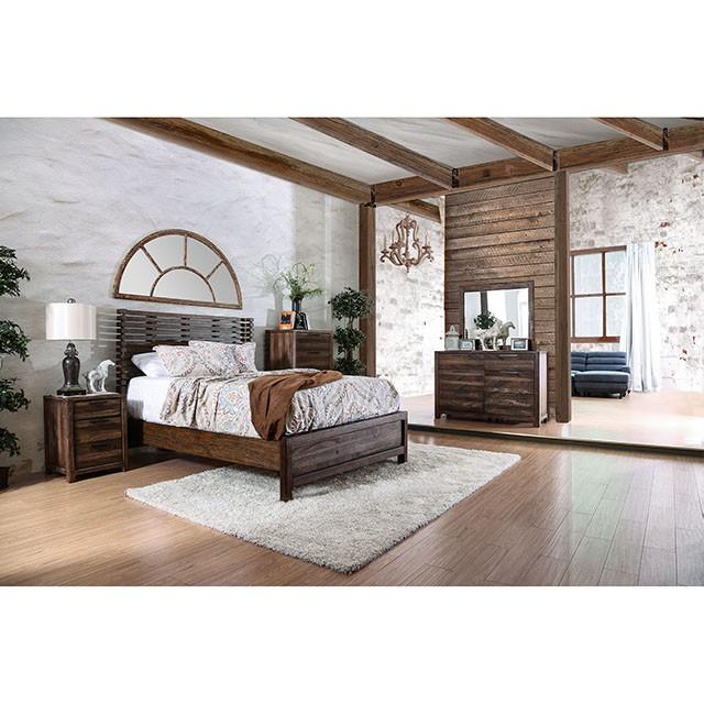Hankinson Rustic Natural Tone Night Stand - Visions in Furniture (La Mirada, CA)