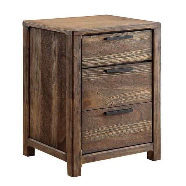 Hankinson Rustic Natural Tone Night Stand - Visions in Furniture (La Mirada, CA)