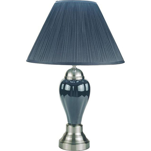 Hanna Gray 27"H Grey Table Lamp - Visions in Furniture (La Mirada, CA)
