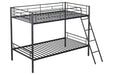 Hector Twin/Twin Metal Bunkbed - Visions in Furniture (La Mirada, CA)