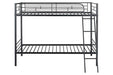 Hector Twin/Twin Metal Bunkbed - Visions in Furniture (La Mirada, CA)
