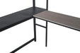 Cybill Full Loft Bed White, Silver, & Black - Visions in Furniture (La Mirada, CA)