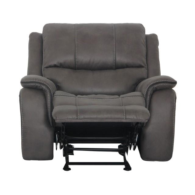 HENRICUS Glider Recliner, Dark Gray - Visions in Furniture (La Mirada, CA)