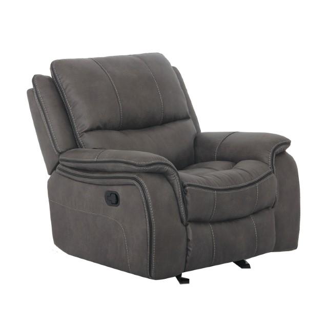 HENRICUS Glider Recliner, Dark Gray - Visions in Furniture (La Mirada, CA)