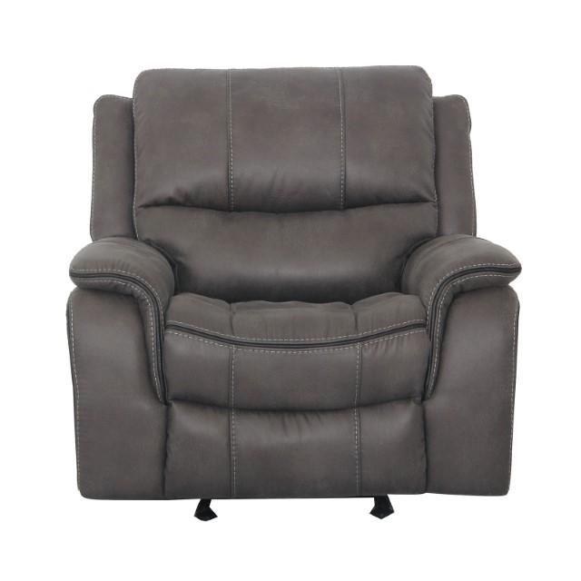 HENRICUS Glider Recliner, Dark Gray - Visions in Furniture (La Mirada, CA)