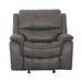 HENRICUS Glider Recliner, Dark Gray - Visions in Furniture (La Mirada, CA)