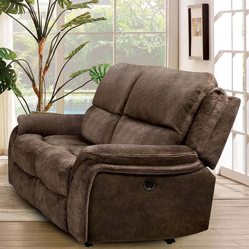 HENRICUS Loveseat, Dark Brown - Visions in Furniture (La Mirada, CA)