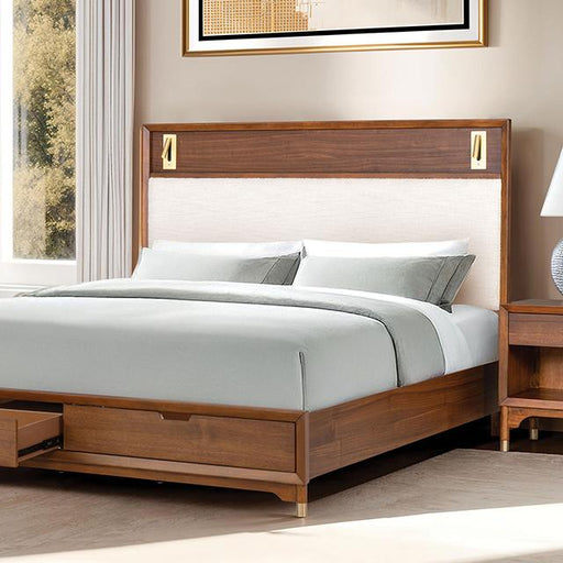 Hepburne E.King & Queen Bed With Storage & Without Storage - Visions in Furniture (La Mirada, CA)
