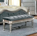 Azha Silver/Gray Bench - Visions in Furniture (La Mirada, CA)